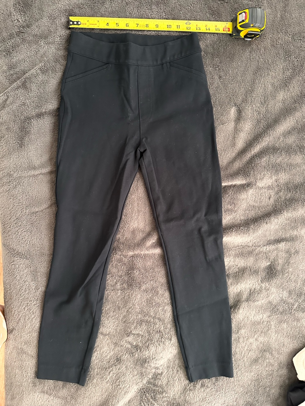 SPANX Black Pull-On Ponte Pants